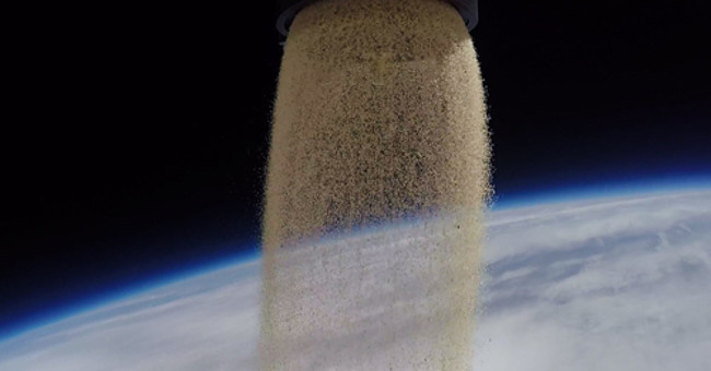 The British company opened the service to spread ashes into the universe