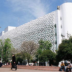 The building 'inhaled' smoke in Mexico