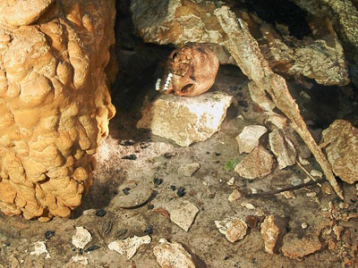 The burial chamber of the Mayan people was discovered