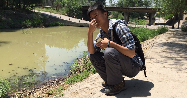 The campaign hunts for black, stinking rivers in China