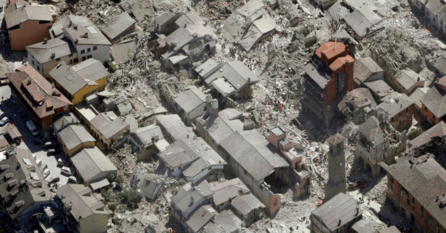 The cause of the earthquake left 247 people dead in Italy