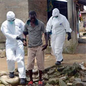 The cause of the world hands up with Ebola