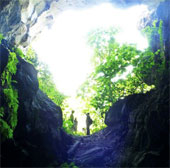 The cave holds a record of tsunami in history