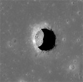 The cave on the Moon will be the astronaut's residence?
