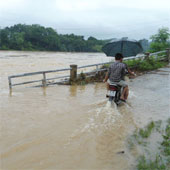 The Central region suffered in great floods