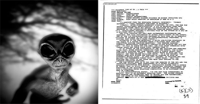 The CIA reveals the mystery of Soviet attack on aliens