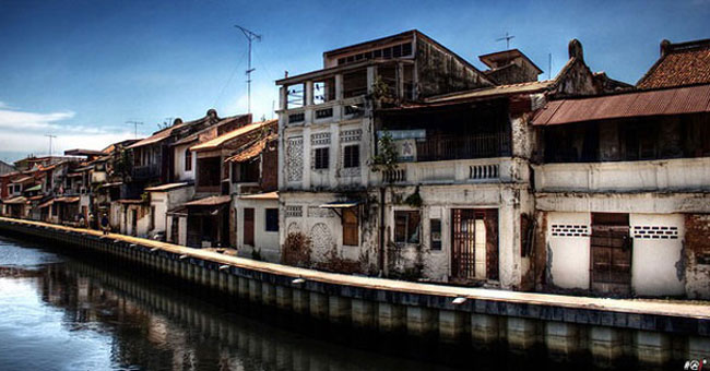 The cities of George and Melaka in Malacca