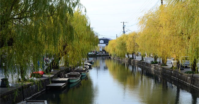 The city is likened to Japan's Venice