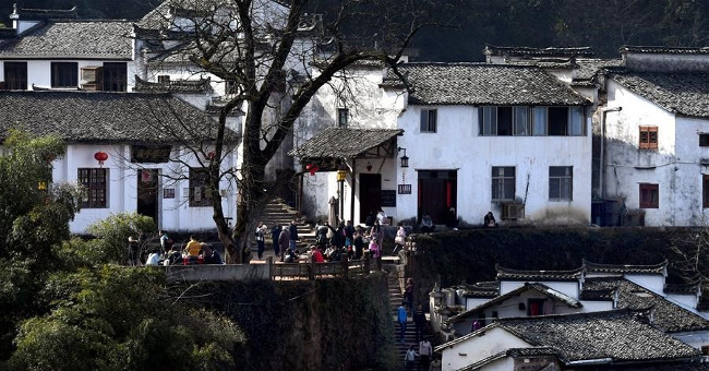 The cliff-side village is as beautiful as a fairytale