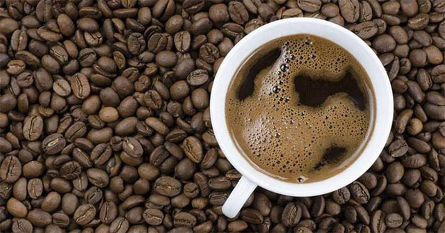 The coffee has enough flavor but is not bitter and not made from coffee beans