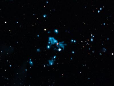 The cosmic ghost was born after a black hole exploded