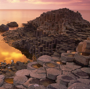 The creation of the hexagonal stone pillar on