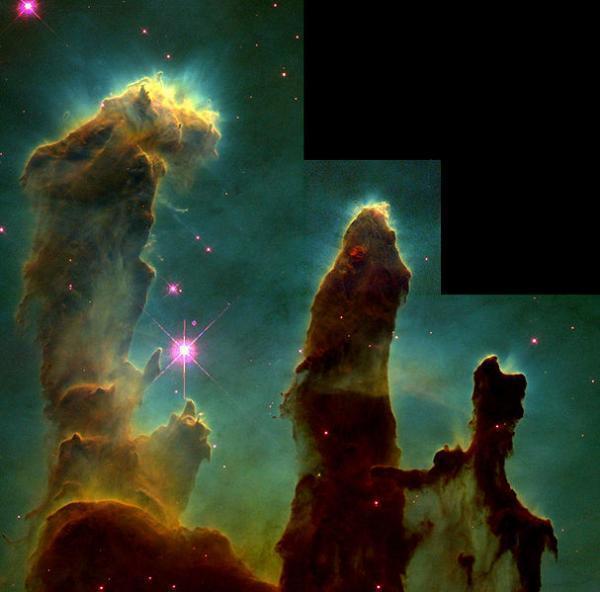 The 'creative columns' of the universe