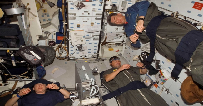 The culprit makes the ISS station astronaut sleepless