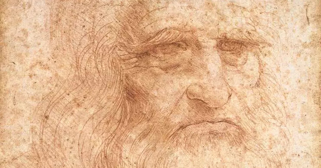 The culprit ruined Leonardo Da Vinci's self-portrait