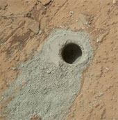 The Curiosity ship drills a second nose on Mars