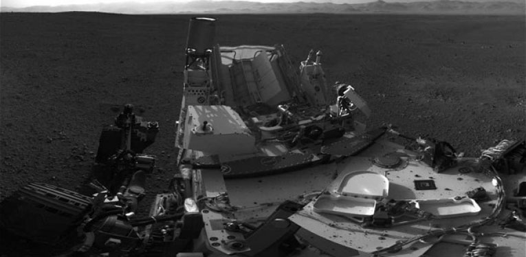 The Curiosity ships testing on Mars