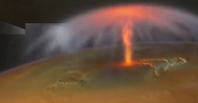 The deadly cold climate of the celestial body always boils down to a volcano