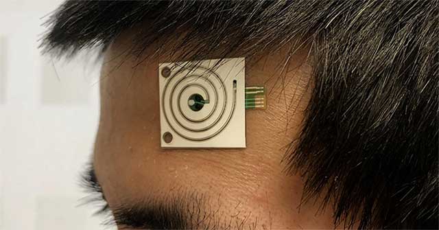 The device detects health abnormalities through ... sweat