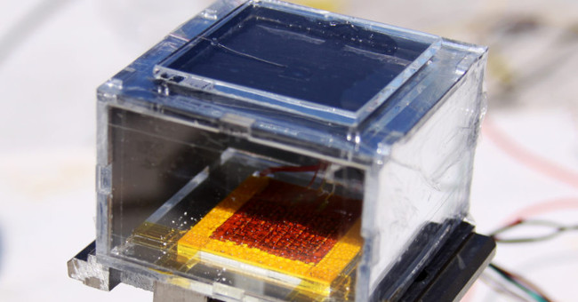 The device makes drinking water just ... sunshine