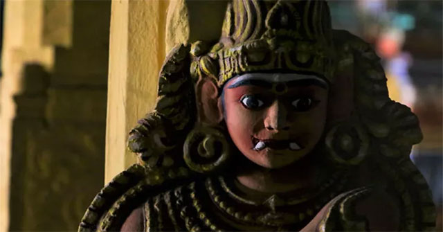 The 'devil' in Asian myth is ... other humans have lived with us