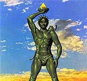 The disappearance of the Sun God statue on Rhodes Island