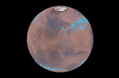 The discovery of glaciers is melting under the layer of dust on the surface of Mars