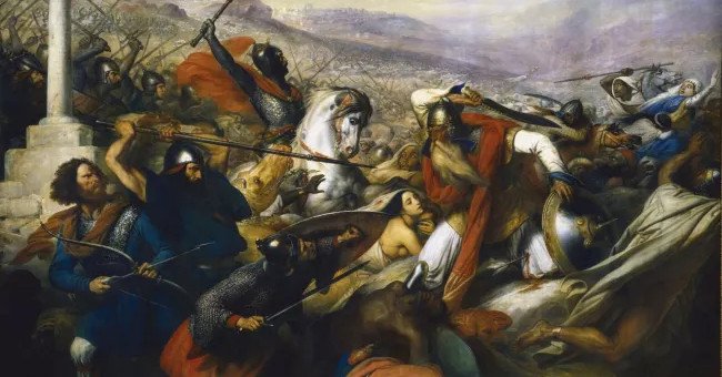 The disillusioned Muslim empire expanded the West because of the French