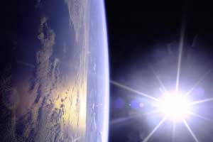 The distance from Earth - The sun is getting bigger and bigger