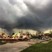 The double super cyclone rarely blew away half of the town in the United States