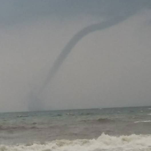 The dragon was over hundred meters high on Vung Tau sea