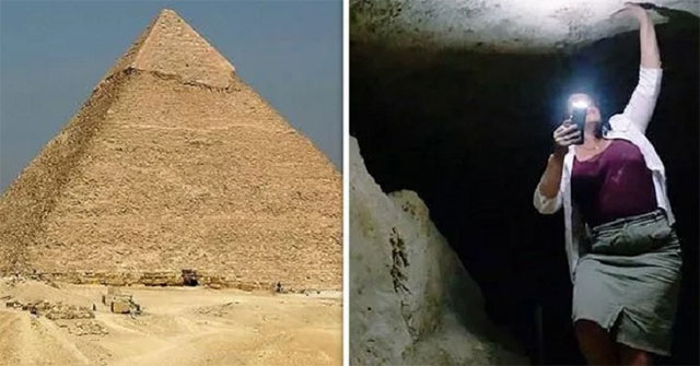 The dreadful moment when exploring the Great Pyramid 4,500 years