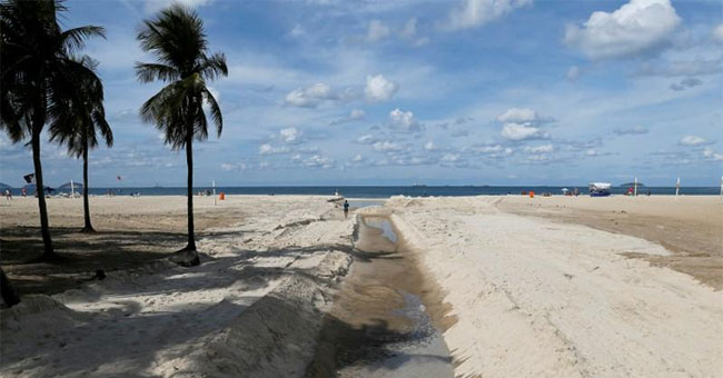 The drug-resistant virus has appeared on the Olympic coast in Brazil