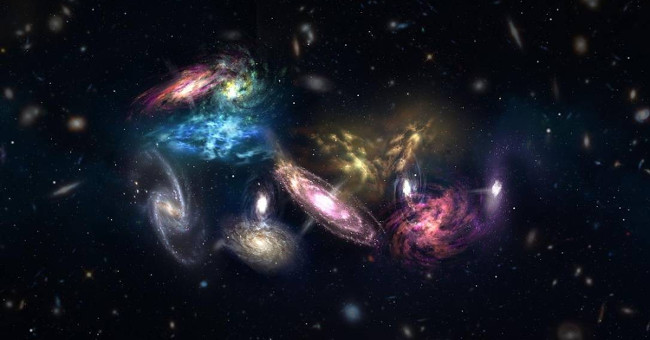 The early galaxy cluster is 12.4 billion light-years away from Earth