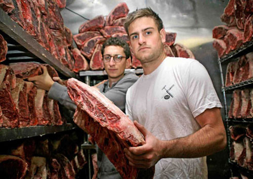The earth is being destroyed because humans eat a lot of meat