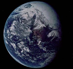 The Earth used to be a giant snow globe
