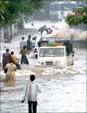 The earth warms up badly affecting traffic