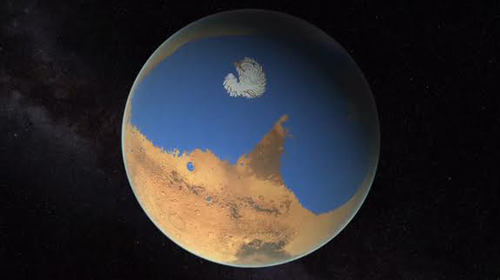 The Earth-like continent may have existed on Mars
