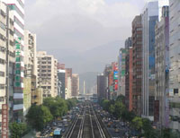 The earthquake rocked Taipei