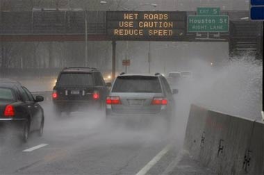 The eastern United States was paralyzed by the storm