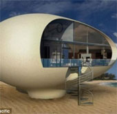 The eggs-shaped eco-houses are extremely toxic
