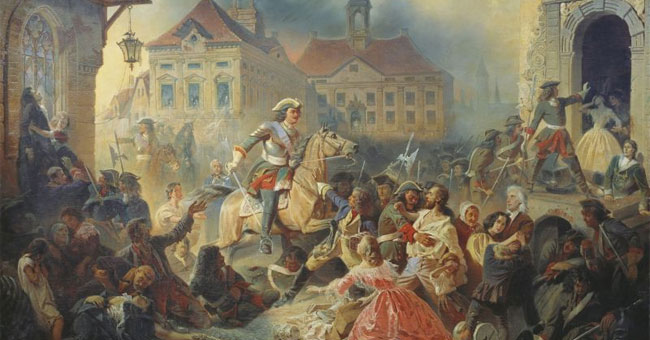 The emperor's great victory brought Russia up from zero