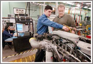 The engine consumes less fuel in the future