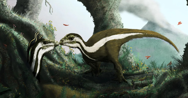 The era of dominance of large reptiles