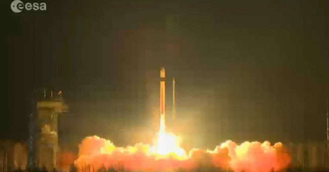The European Union launched the first ocean-observation satellite