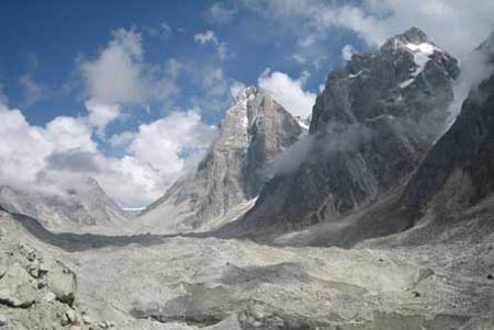 The existence of glaciers in the Himalayas
