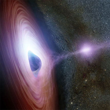 The explanation for the halo glows in the black hole