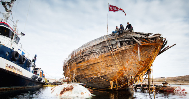 The explorer ship re-emerged after 86 years buried under the Arctic ice