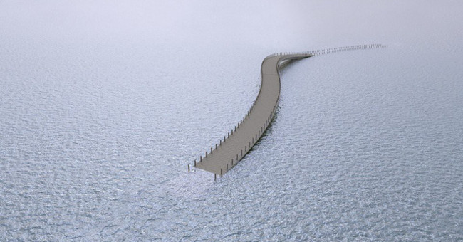 The extremely monstrous bridge of the Netherlands: Rain is to be ... flooded