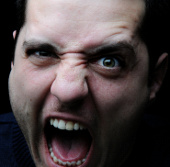 The face shows the aggressiveness of men